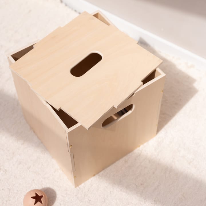 Cube Storage förvaringslåda, Björk Nofred