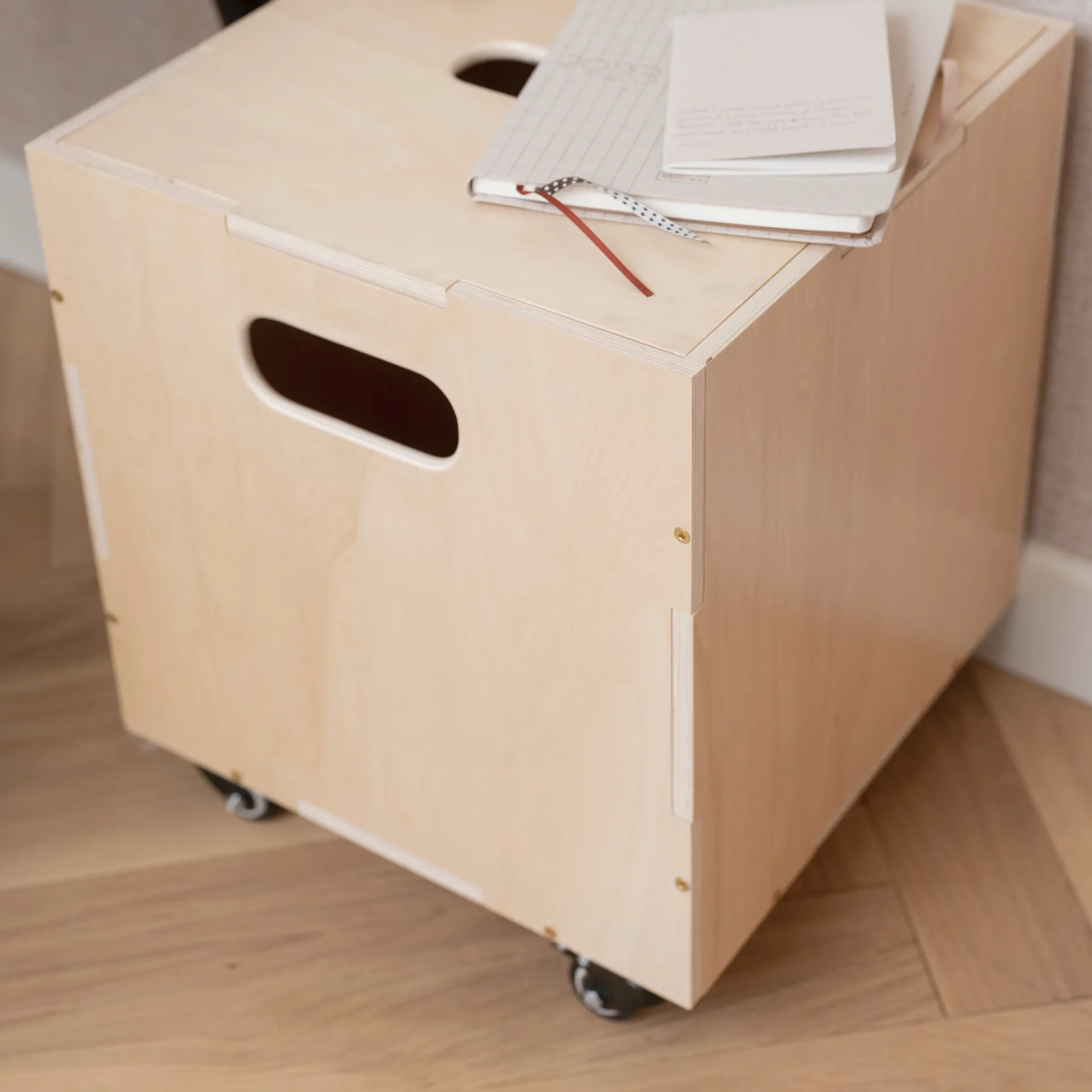 Cube Storage förvaringslåda, Björk Nofred