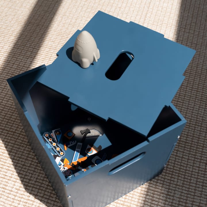 Cube Storage förvaringslåda, Blå Nofred