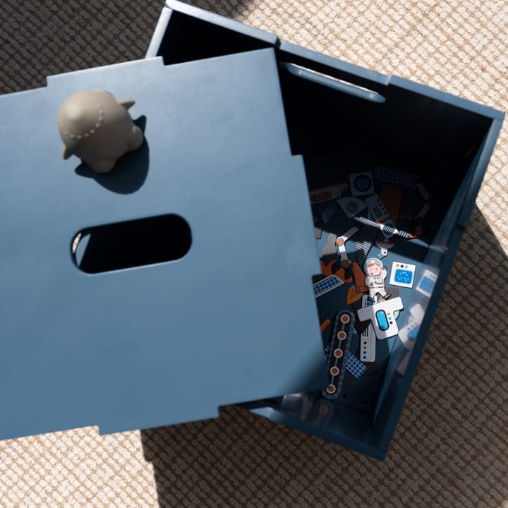 Cube Storage förvaringslåda, Blå Nofred