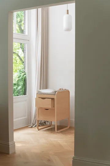 Form skötbord 65,4x56x95 cm - Ek - Nofred