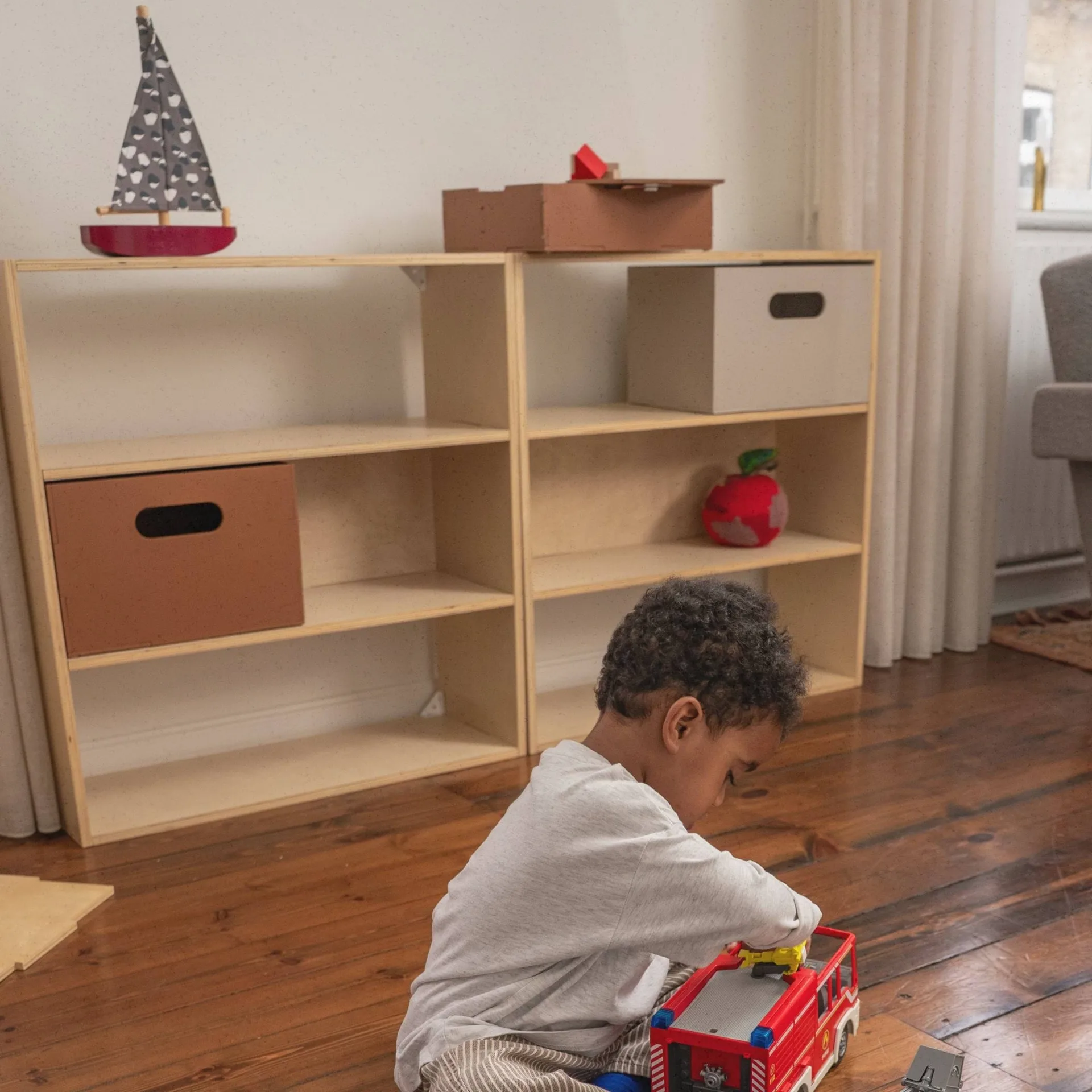 Kiddo Shelving barnhylla, Björk Nofred