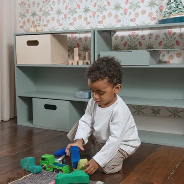 Kiddo Shelving barnhylla - Olivgrön - Nofred
