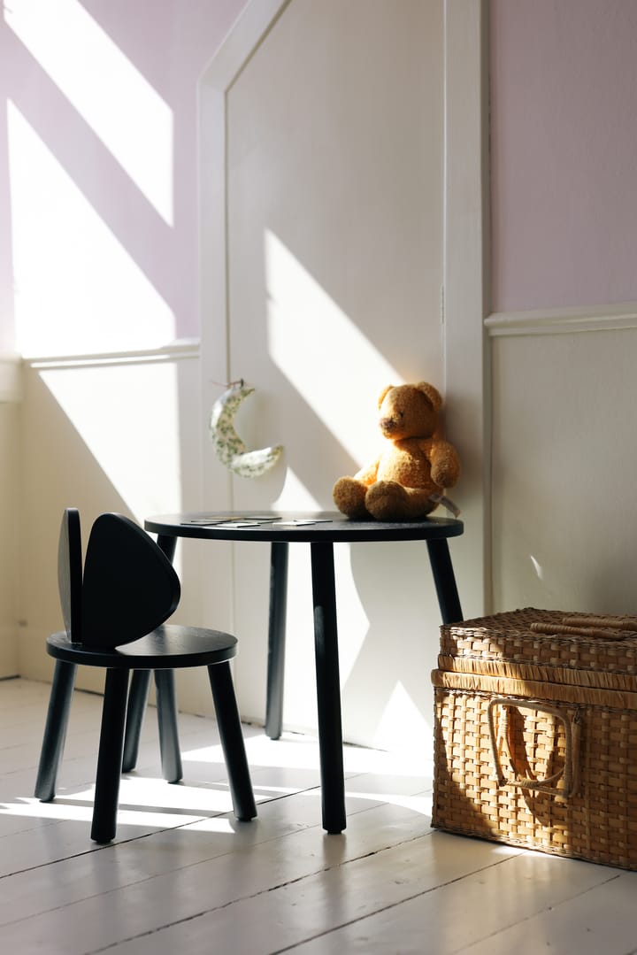 Mouse Chair barnstol, Svart Nofred