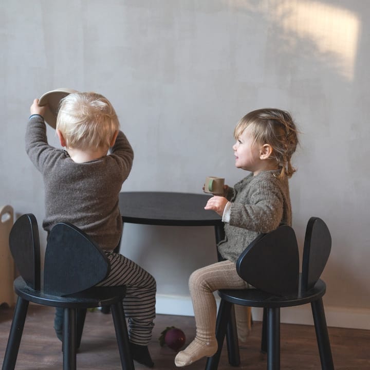 Mouse Chair barnstol, Svart Nofred
