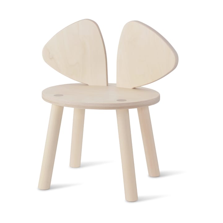 Mouse Chair barnstol - Vitpigmenterad - Nofred