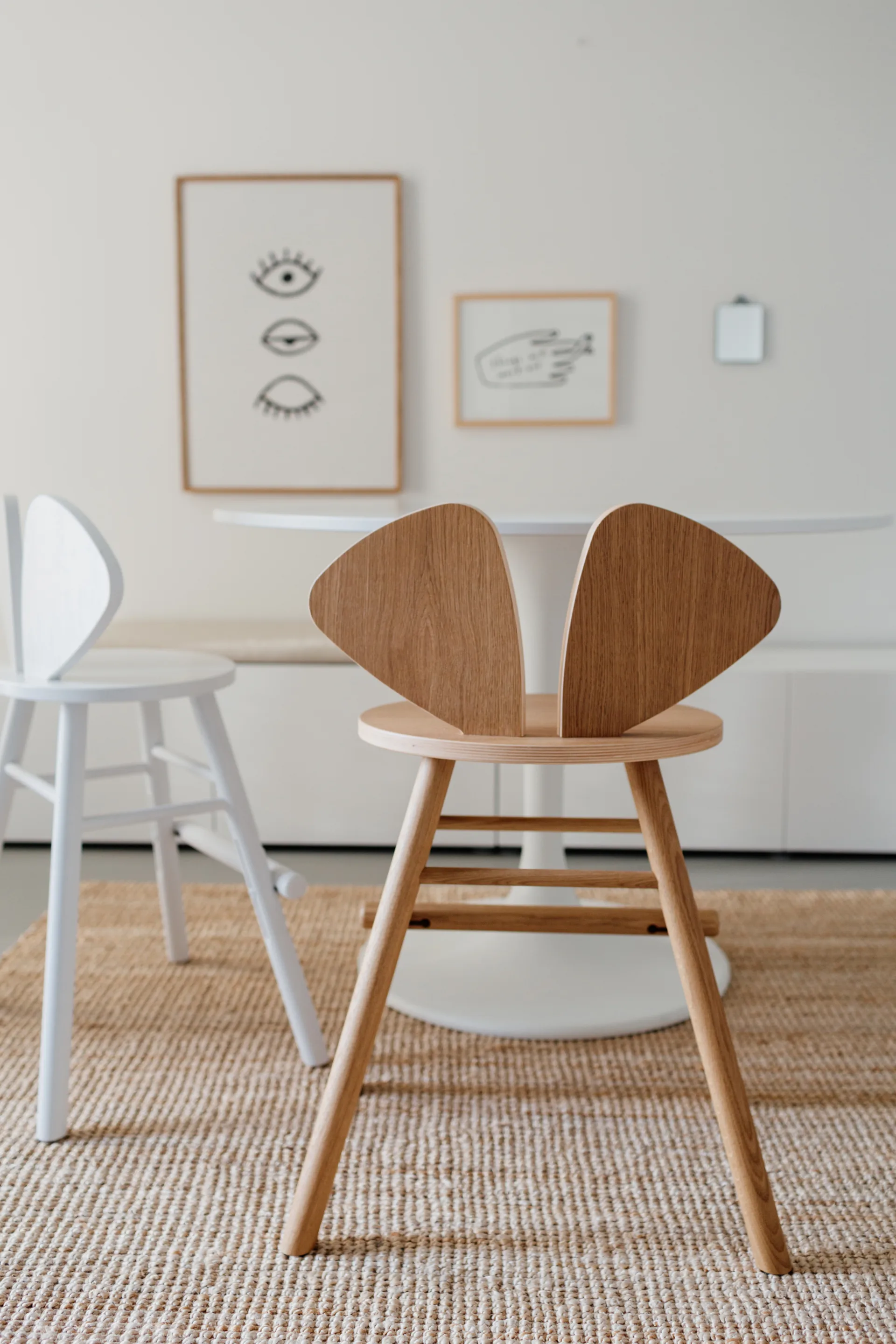 Mouse Chair Junior stol, Ek Nofred