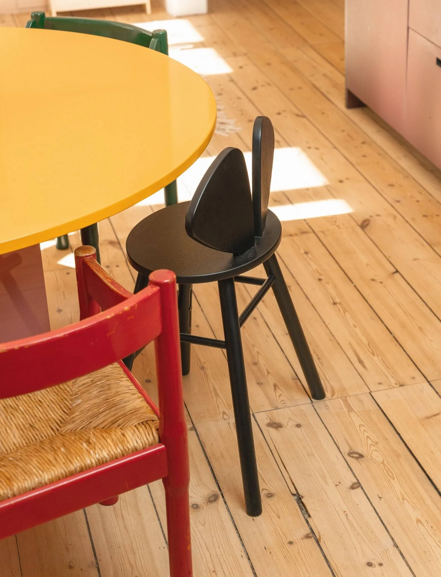 Mouse Chair Junior stol, Svart Nofred