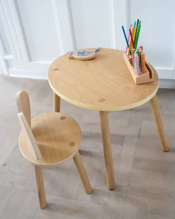 Mouse Table barnbord - Ek - Nofred