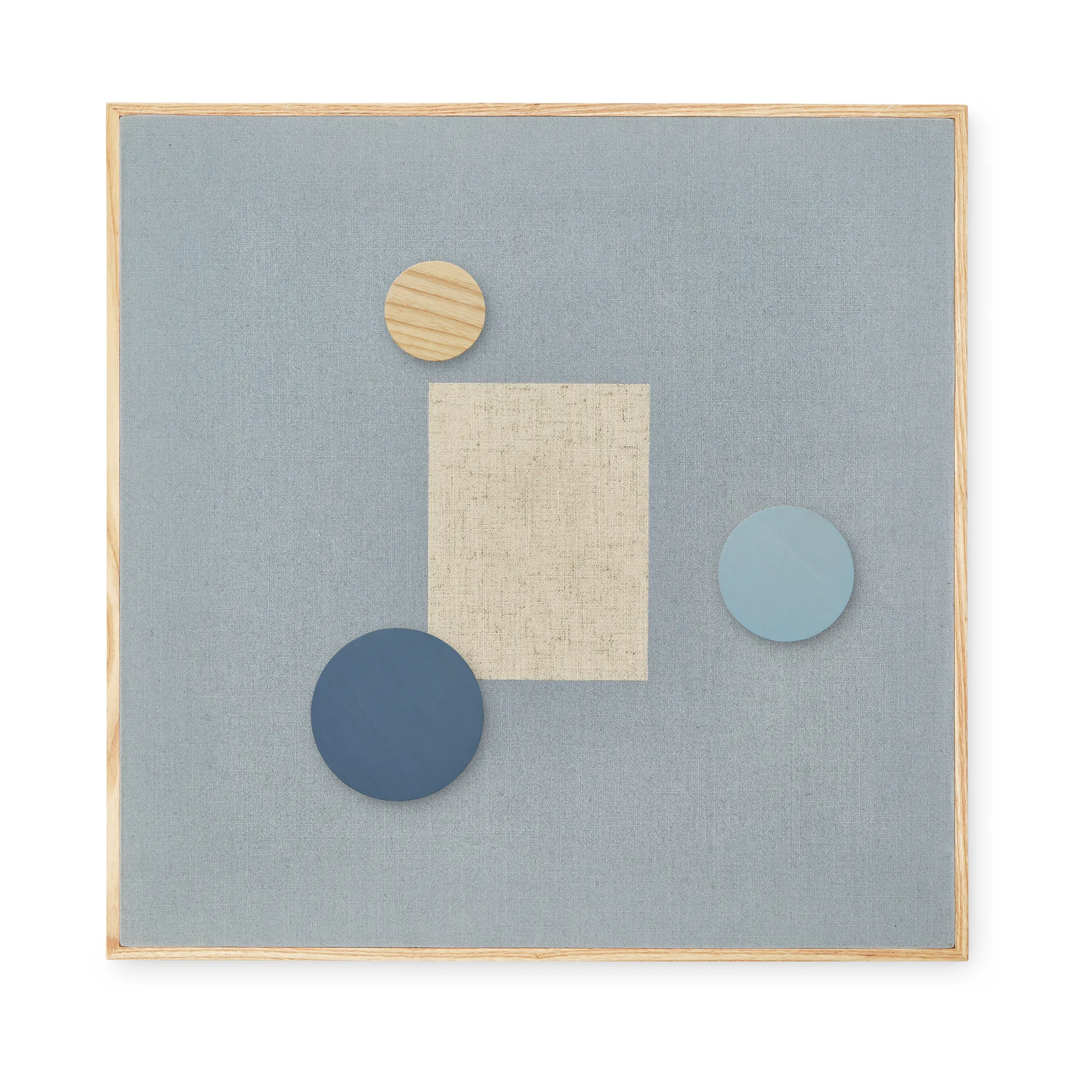 Noticeboard anslagstavla + 3 magneter, Blå Nofred