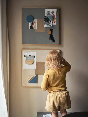 Noticeboard anslagstavla + 3 magneter - Blå - Nofred