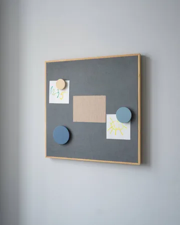 Noticeboard anslagstavla + 3 magneter - Blå - Nofred