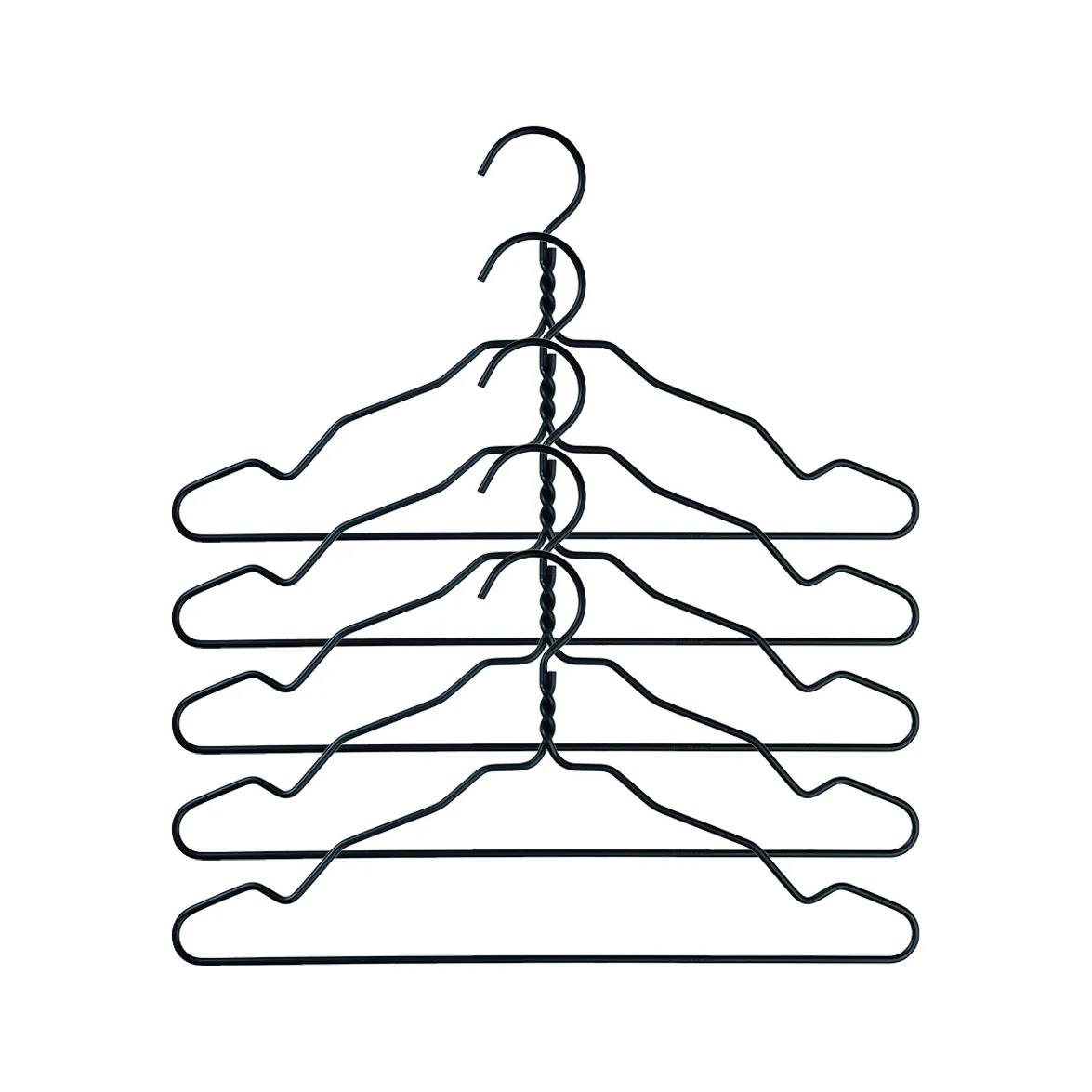 Alu galge 5-pack, svart Nomess Copenhagen