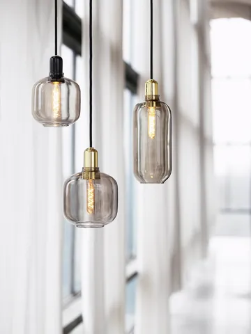 Amp lampa liten - Smoke-mässing - Normann Copenhagen