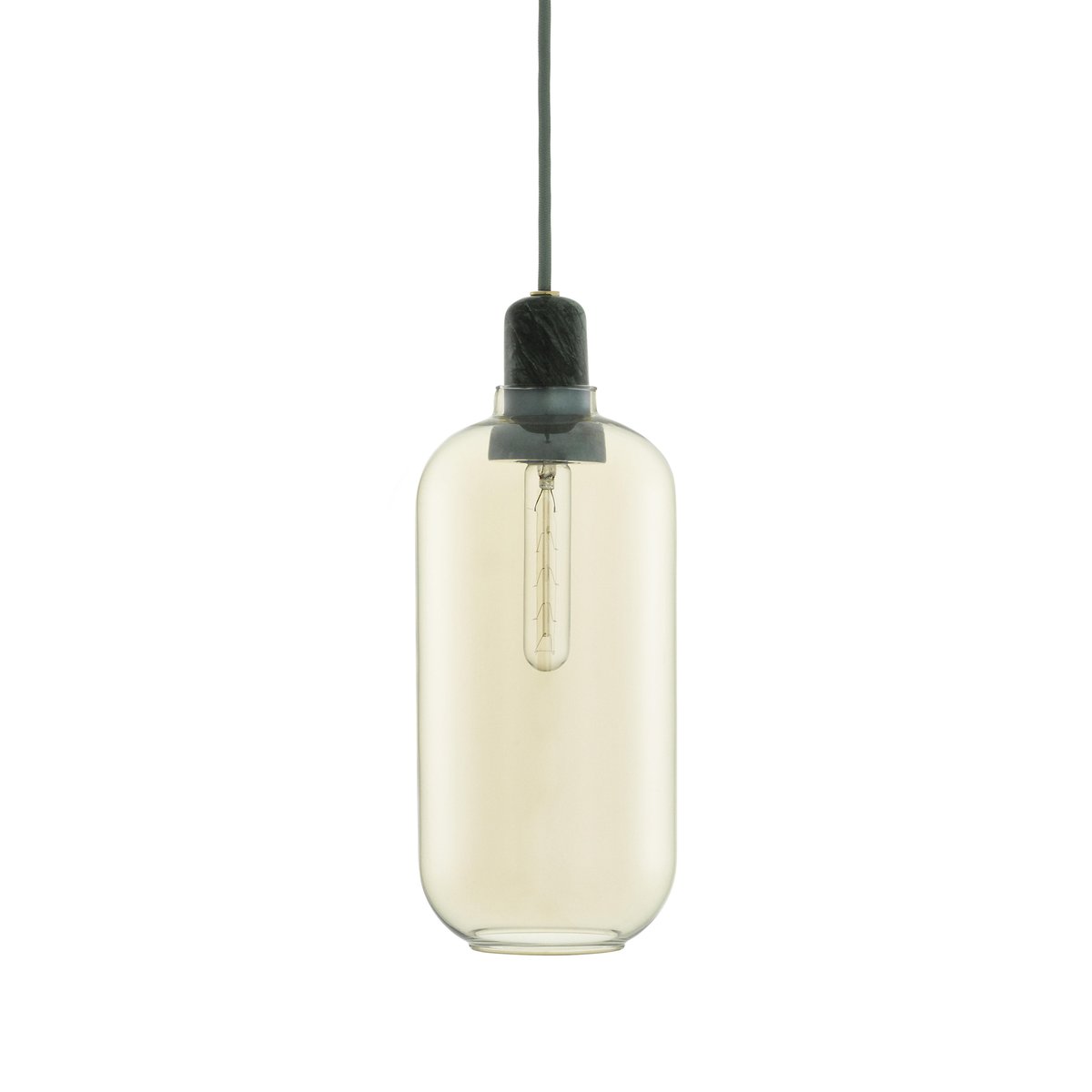 Normann Copenhagen Amp lampa stor guld-grön | Skandinavisk Design | Taklampor & Pendlar | Grön