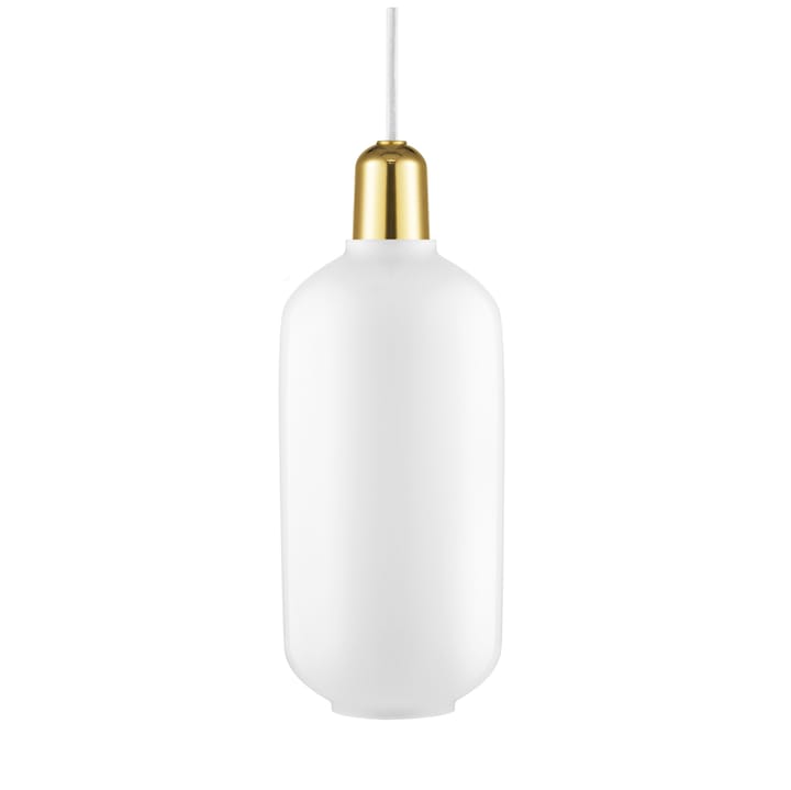 Amp lampa stor - Vit-mässing - Normann Copenhagen