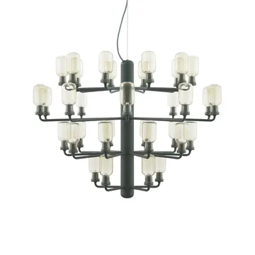 Amp ljuskrona - green/gold, large - Normann Copenhagen