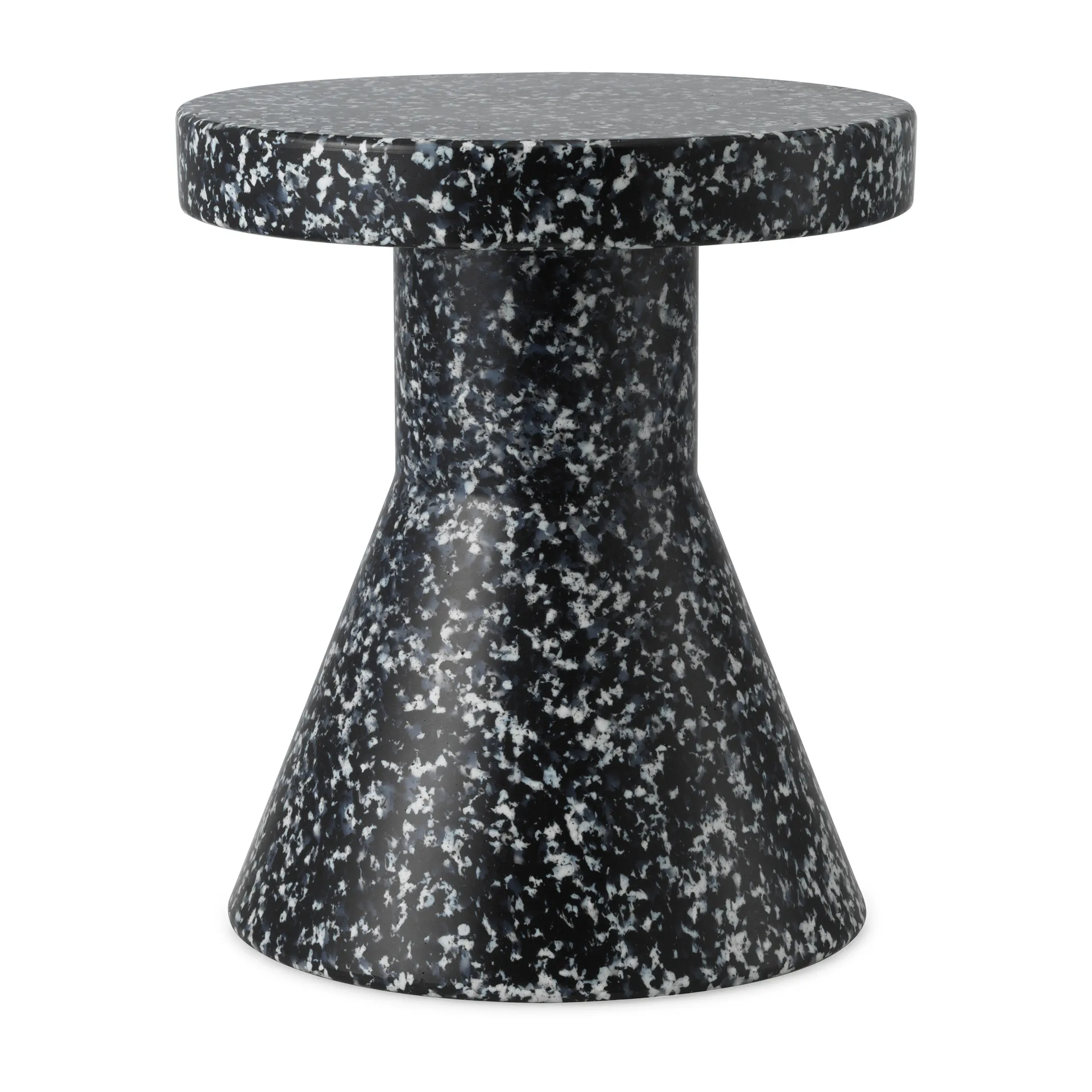 Bit Cone rund pall, Svart-vit, Ø36x42 cm Normann Copenhagen