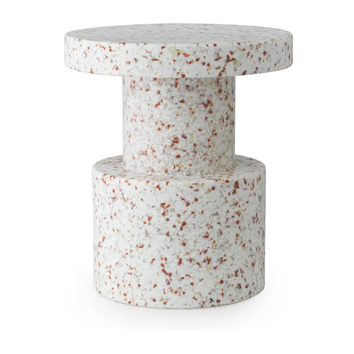Bit rund pall - Vit, Ø36x42 cm - Normann Copenhagen