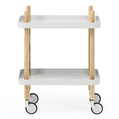 Normann Copenhagen Block bord ljusgrå | Skandinavisk Design | Avlastningsbord & Sidobord | Grå
