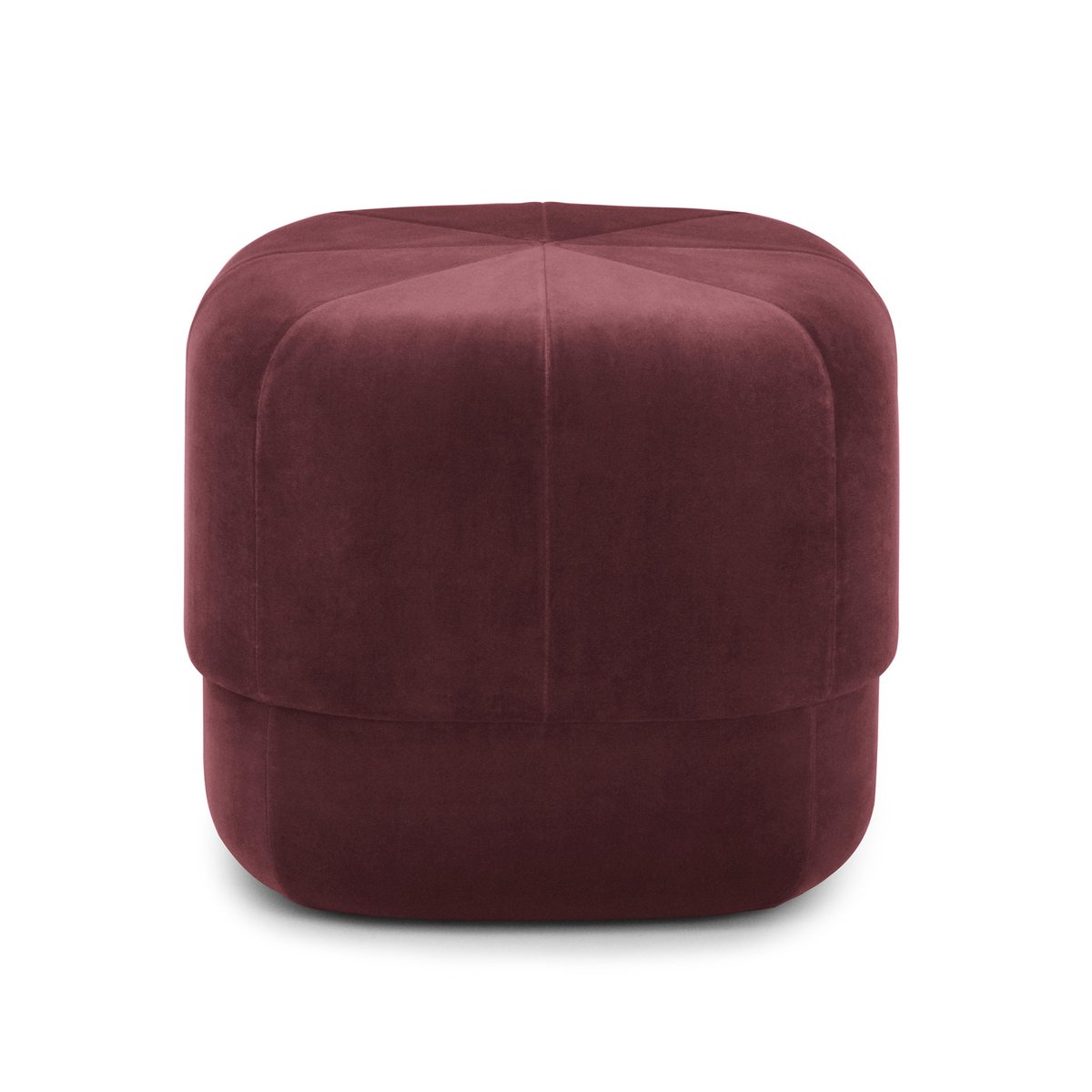 Normann Copenhagen Circus sittpuff mörkröd | Skandinavisk Design | Sittpuffar | Röd