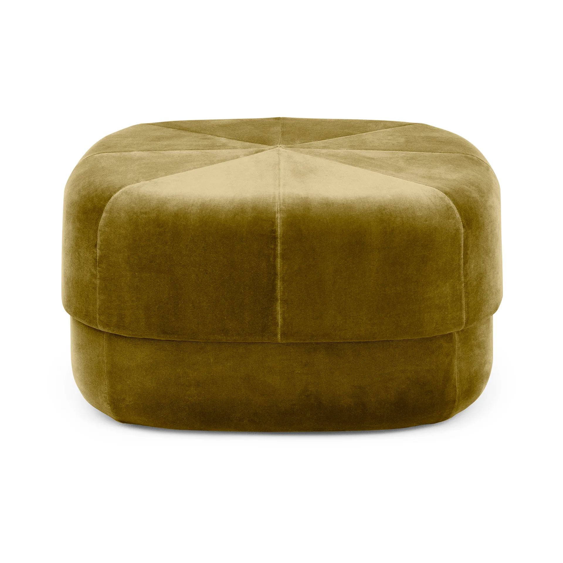 Circus sittpuff, Velour moss green, large Normann Copenhagen