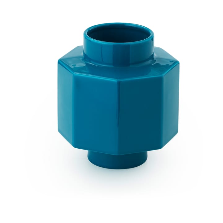 Deko Object H5 Hexagon vas - Petrol Blue - Normann Copenhagen
