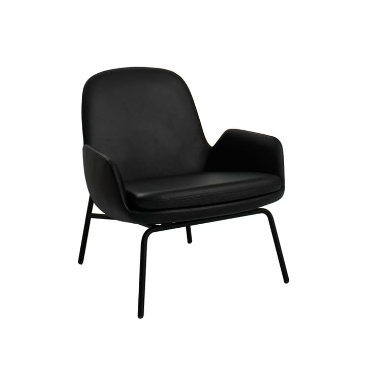 Era Low loungestol - läder tango svart - Normann Copenhagen