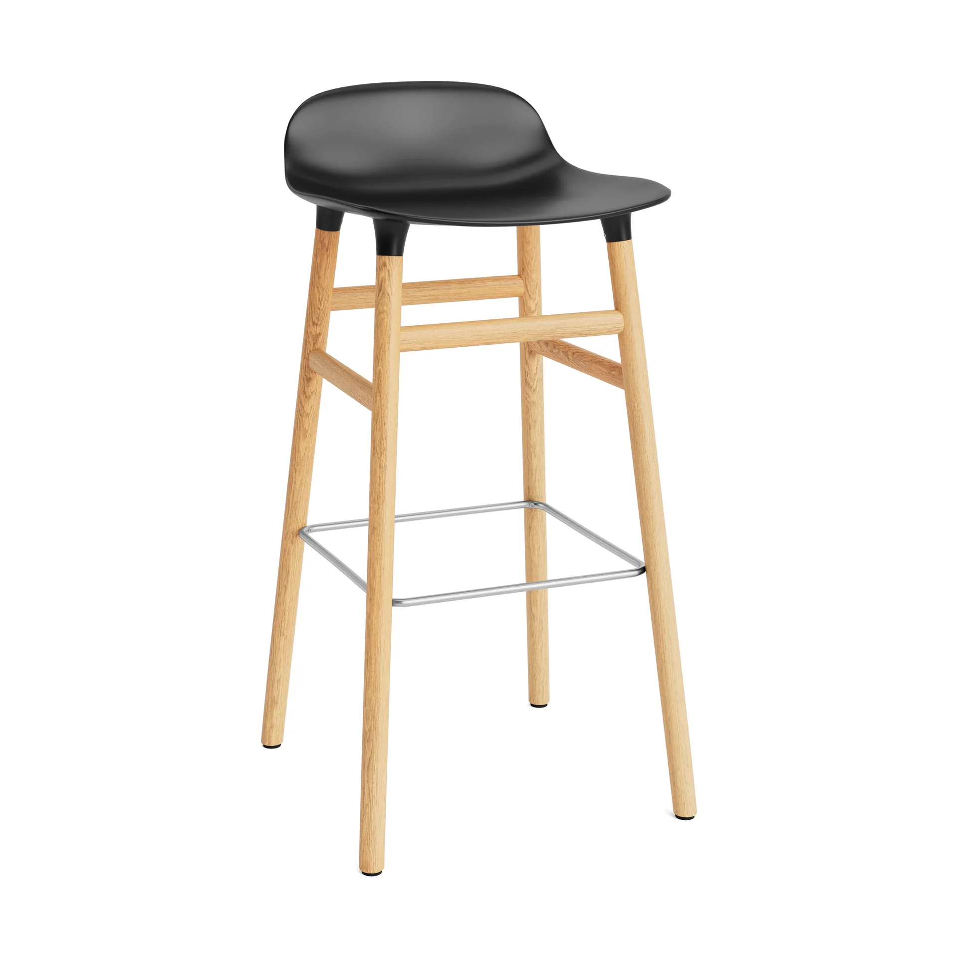 Form barstol ekben 75 cm, svart Normann Copenhagen