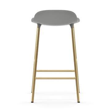 Form barstol mässingsben - Grå - Normann Copenhagen