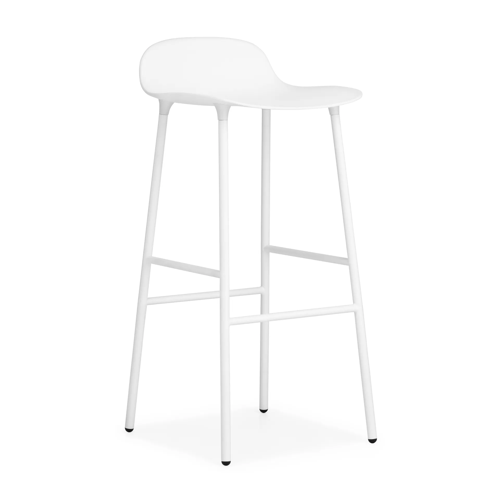 Form barstol metallben 75 cm, vit Normann Copenhagen