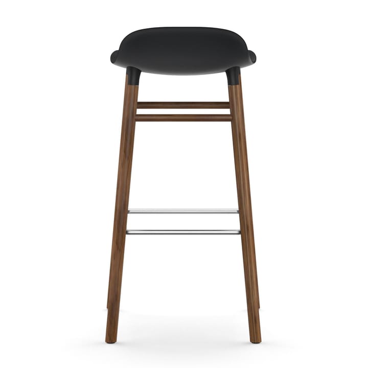 Form barstol valnötsben 75 cm - svart - Normann Copenhagen