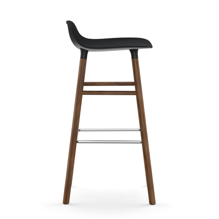 Form barstol valnötsben 75 cm - svart - Normann Copenhagen