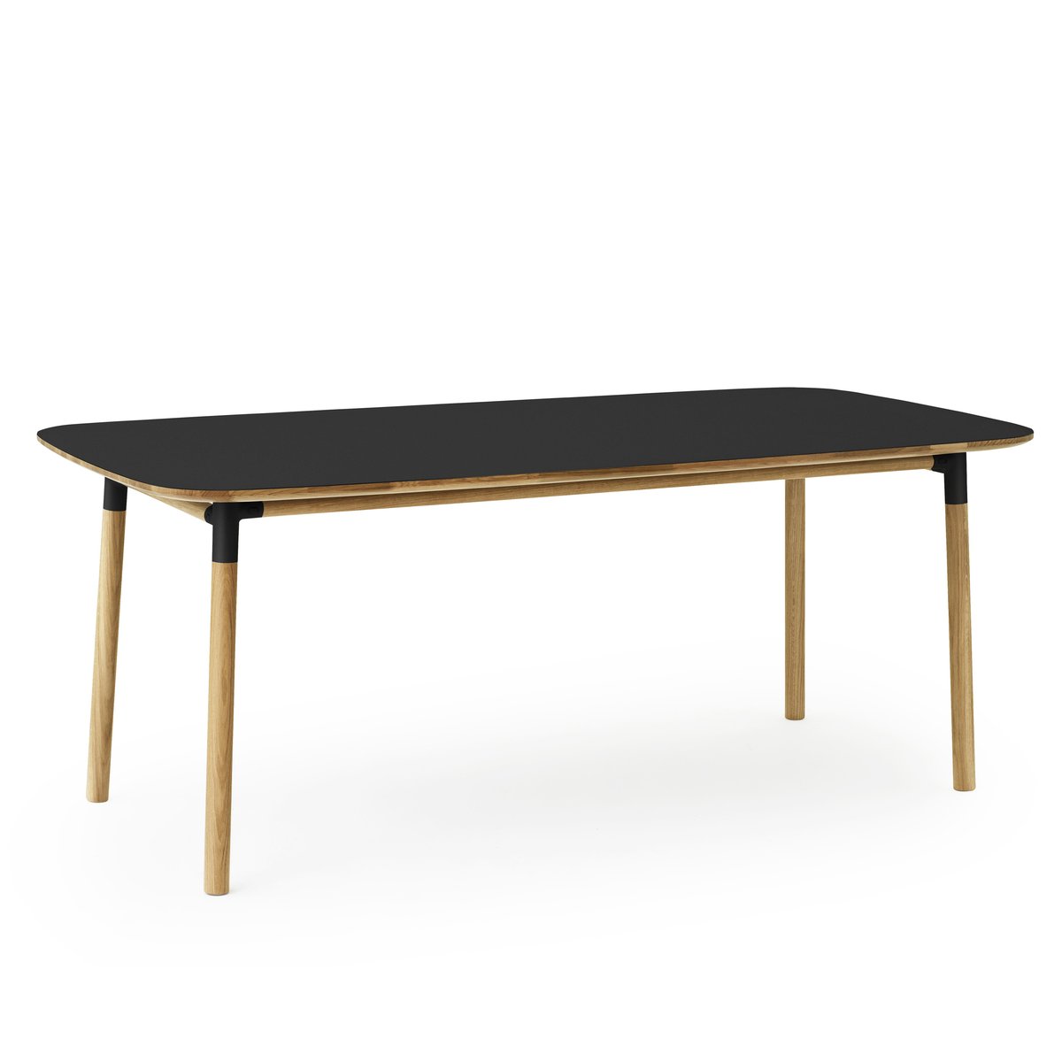 Normann Copenhagen Form bord 95x200 cm svart | Skandinavisk Design | Matbord | Svart