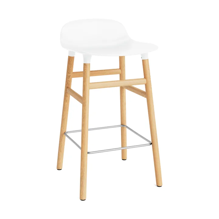 Form Chair barstol ekben - vit - Normann Copenhagen
