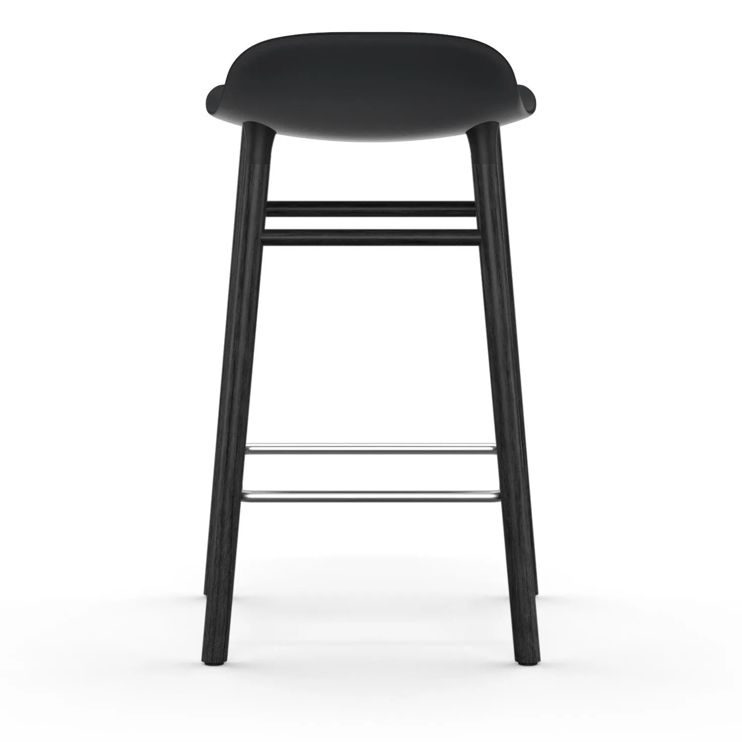 Form Chair barstol lackerade ekben 65 cm, svart Normann Copenhagen