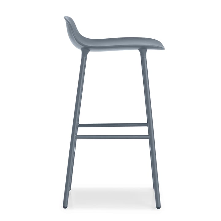 Form Chair barstol metallben, blå Normann Copenhagen
