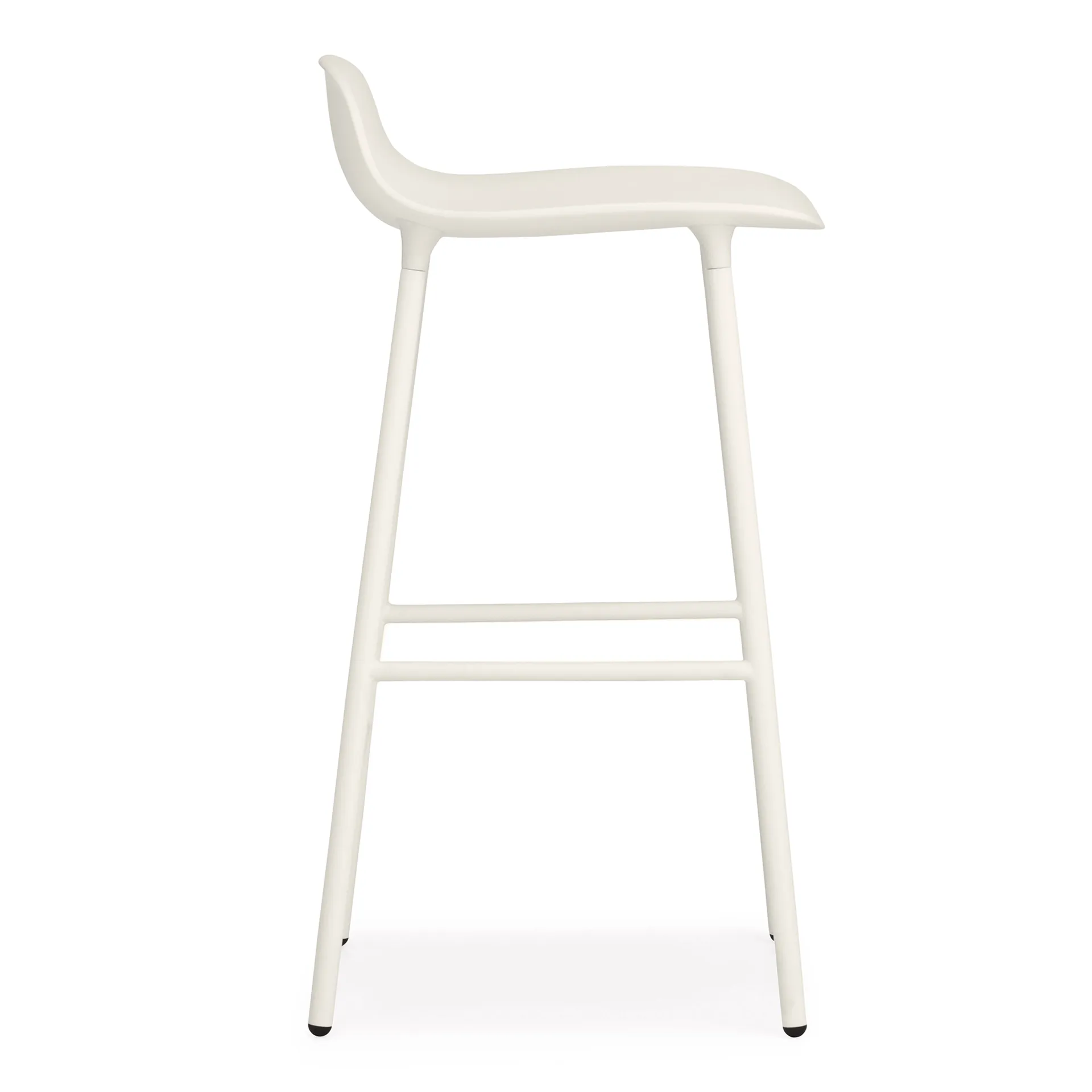 Form Chair barstol metallben, vit Normann Copenhagen