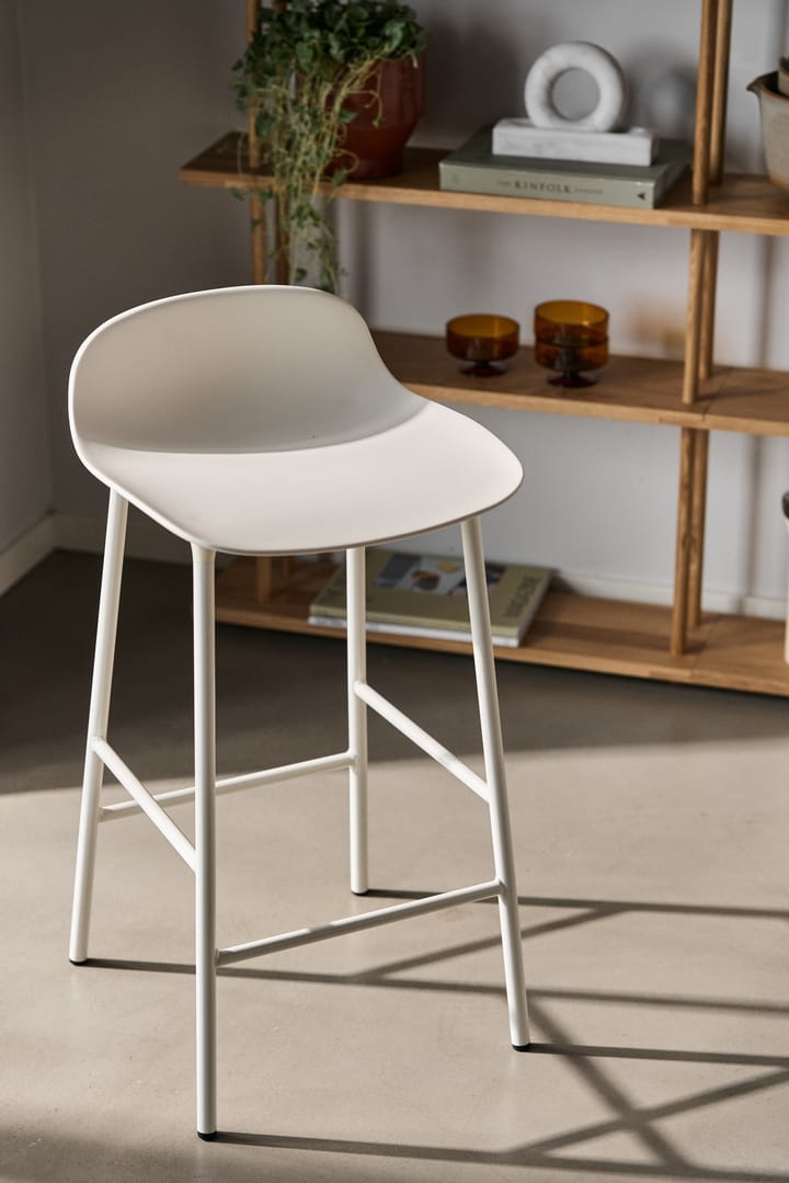 Form Chair barstol metallben - vit - Normann Copenhagen