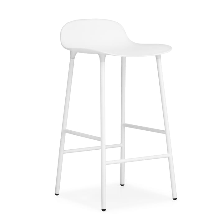 Form Chair barstol metallben - vit - Normann Copenhagen