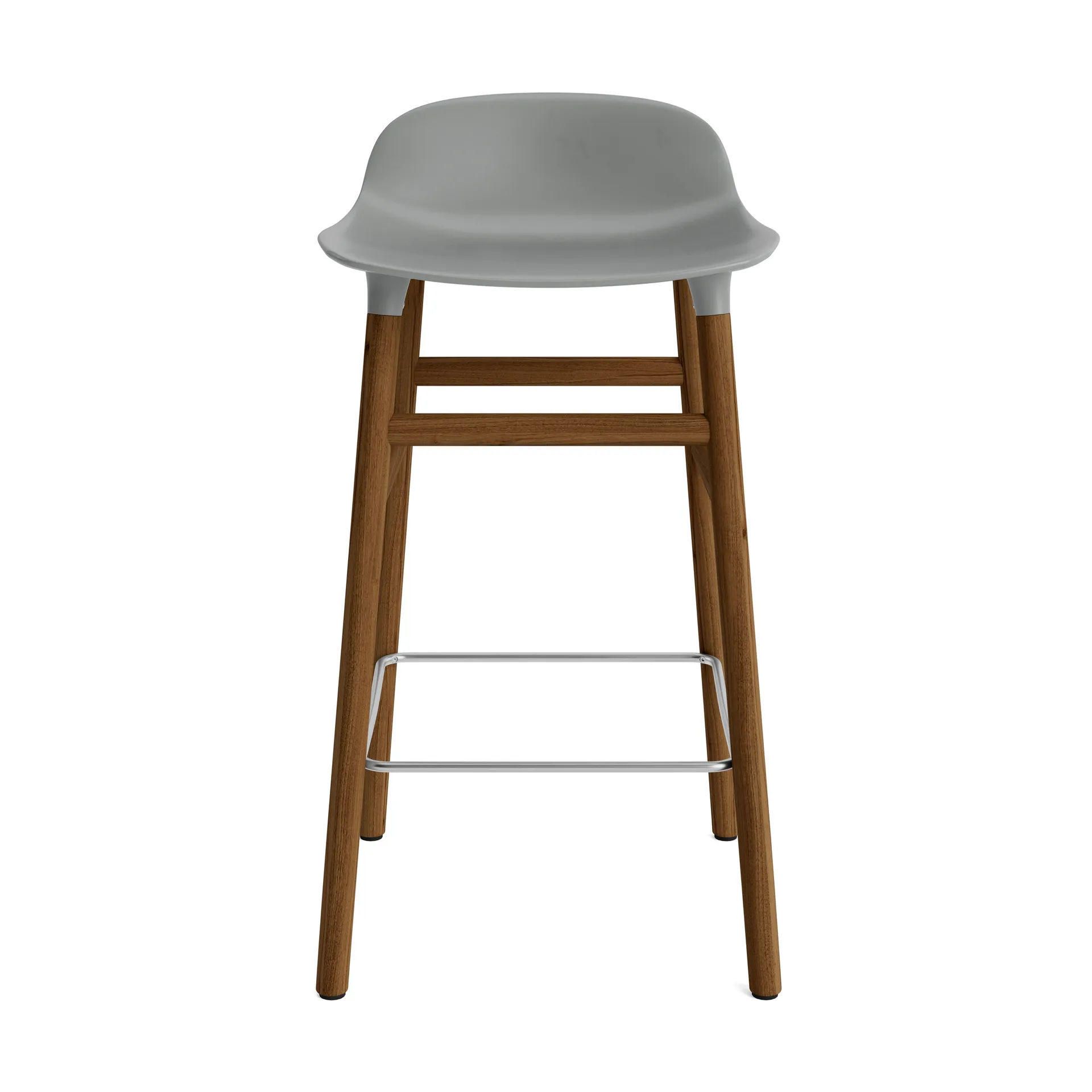 Form Chair barstol valnötsben, Grå Normann Copenhagen