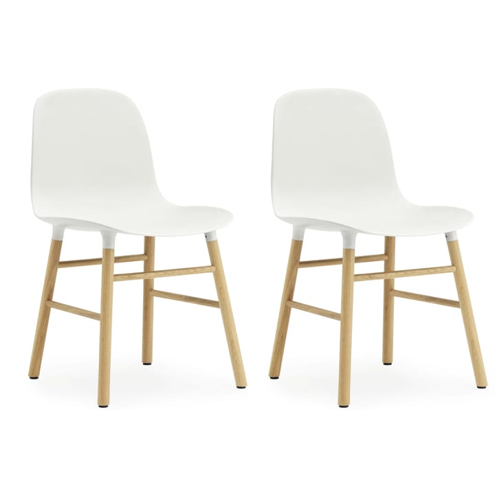 Form Chair stol ekben 2-pack - vit-ek - Normann Copenhagen