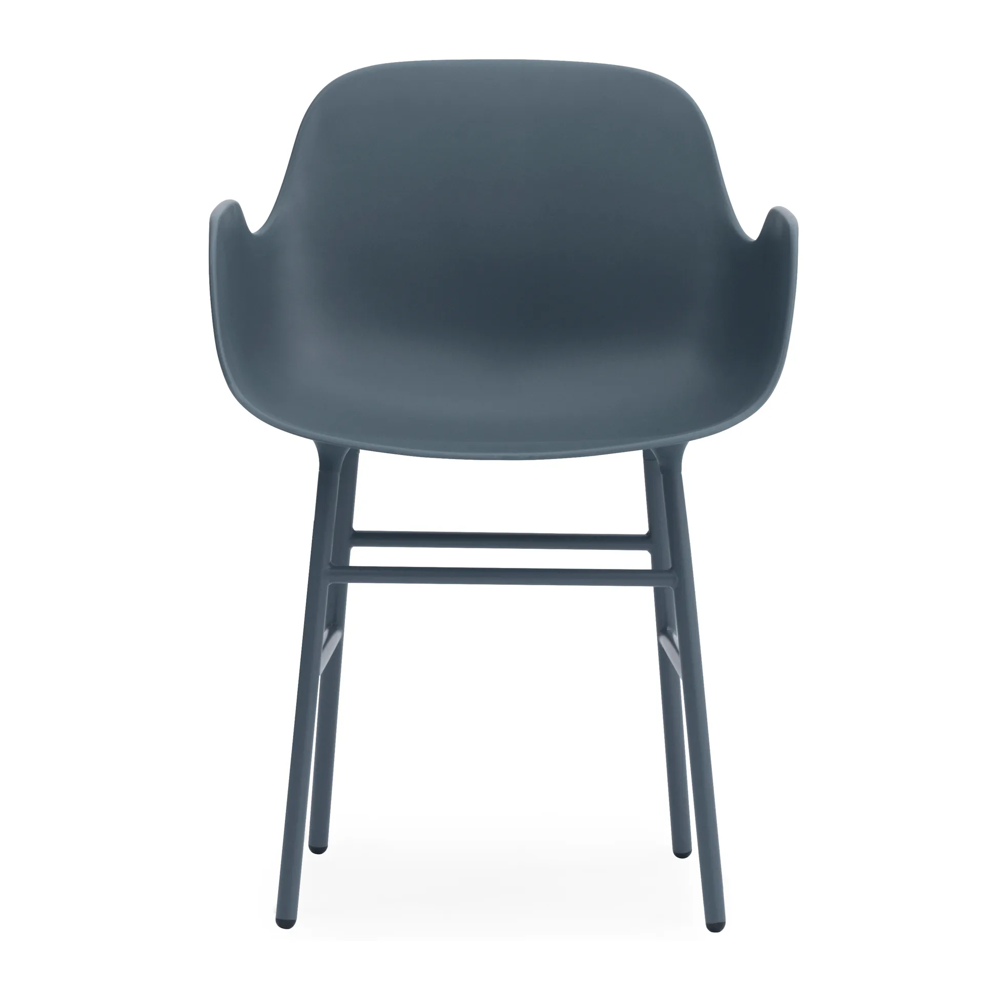 Form karmstol metallben, Blå Normann Copenhagen