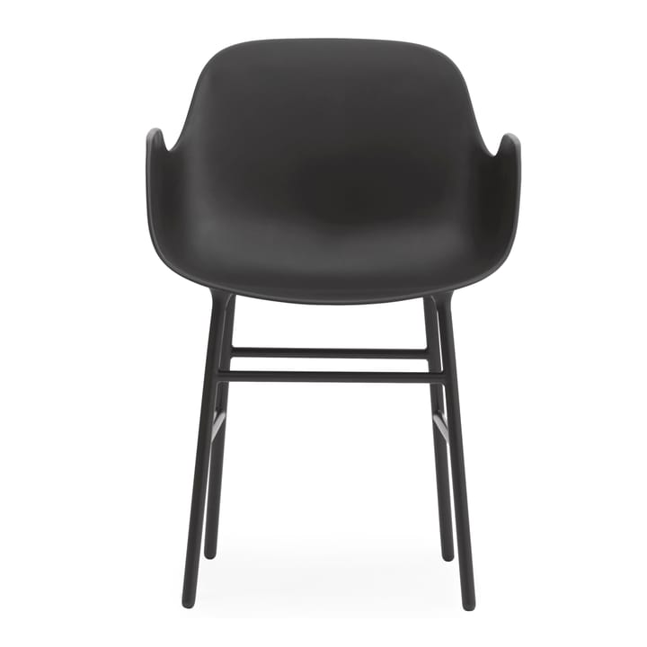 Form karmstol metallben, Svart Normann Copenhagen