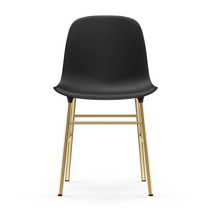Form stol mässingsben, Svart Normann Copenhagen
