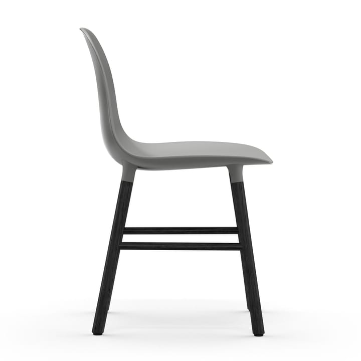 Form stol svarta ben, Grå Normann Copenhagen