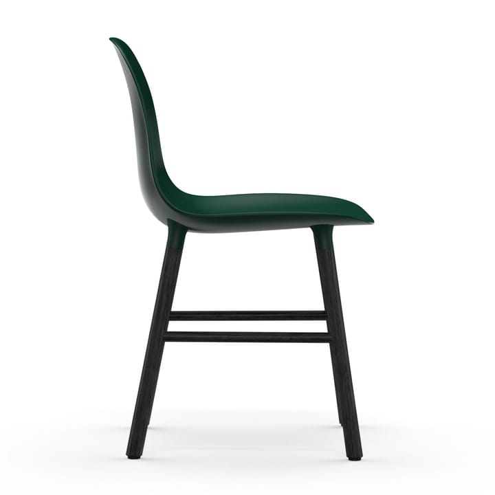 Form stol svarta ben, Grön Normann Copenhagen