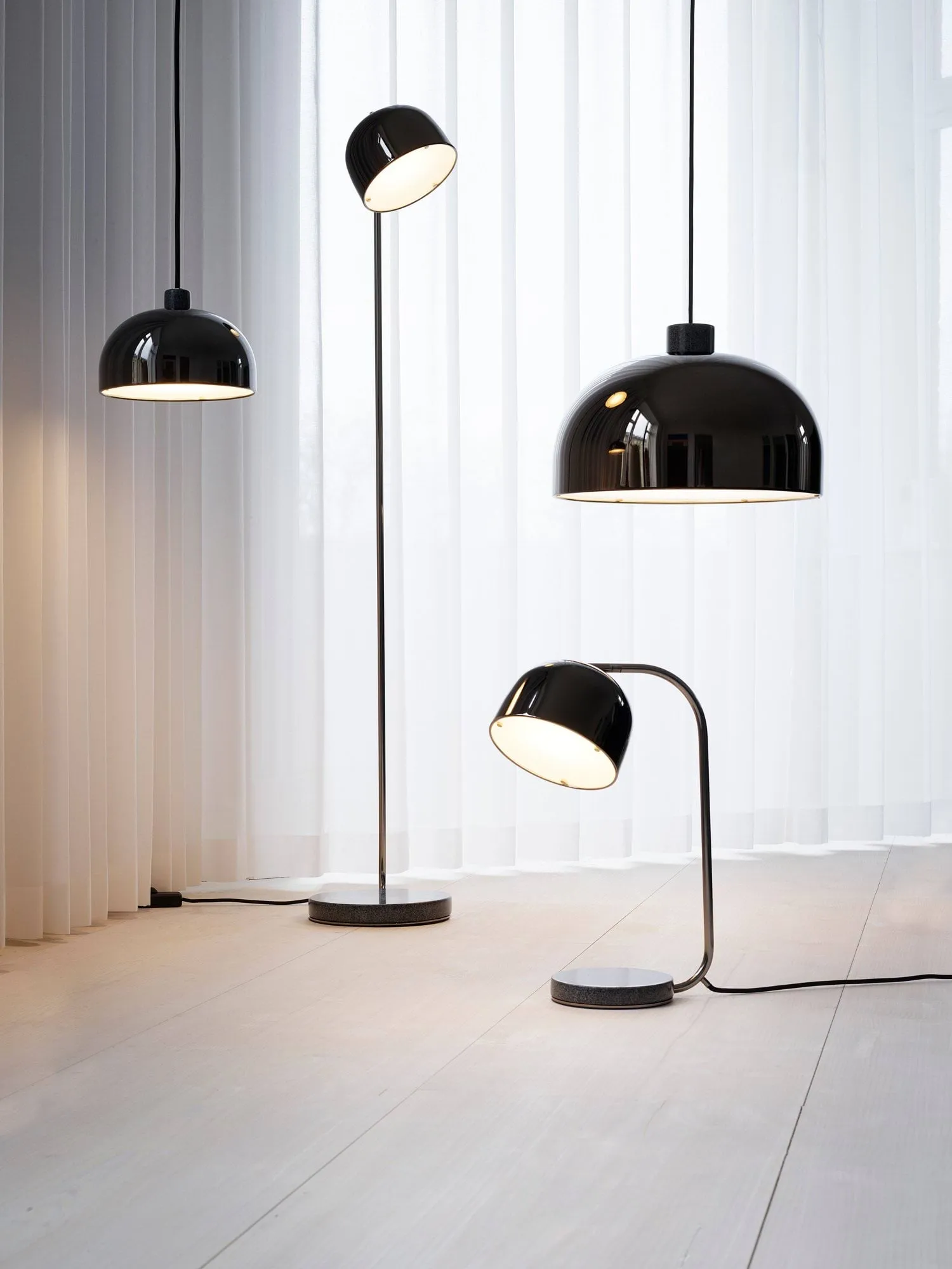Grant golvlampa, black Normann Copenhagen