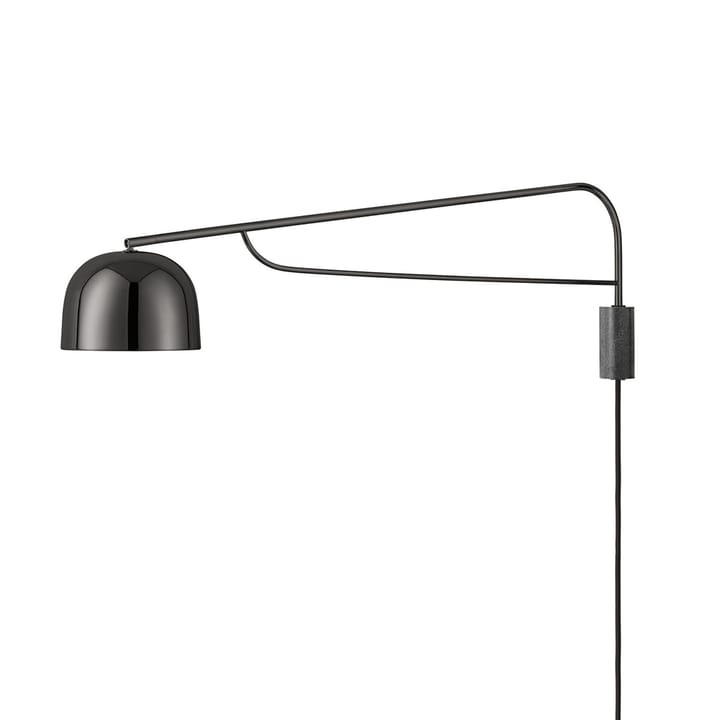 Grant vägglampa - black, stor- stål, granit - Normann Copenhagen