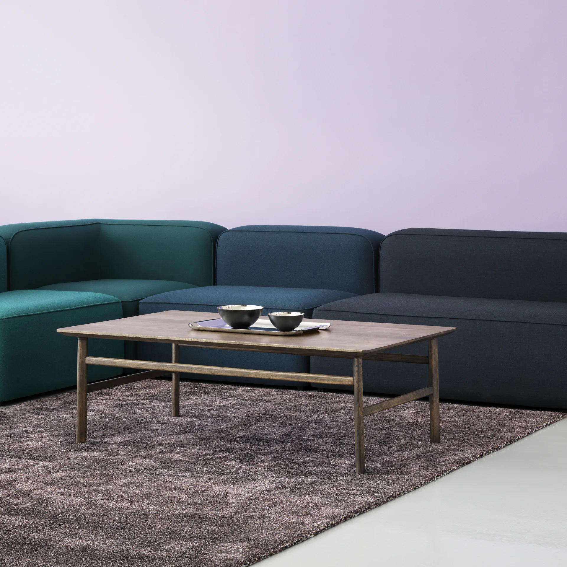 Grow soffbord, ek klarlack, large Normann Copenhagen